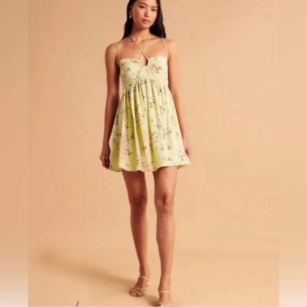Abercrombie & Fitch Light Strappy Flirty Mini Dress